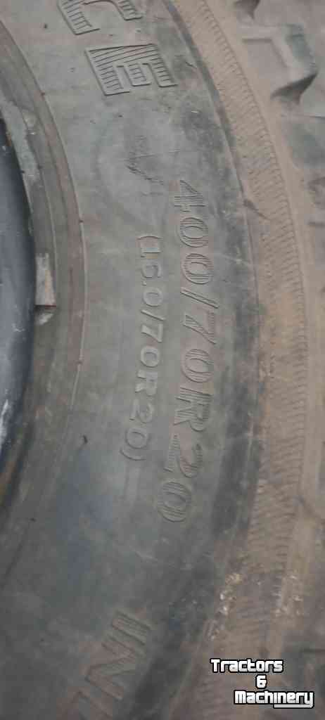 Wheels, Tyres, Rims & Dual spacers Alliance 400/70R20