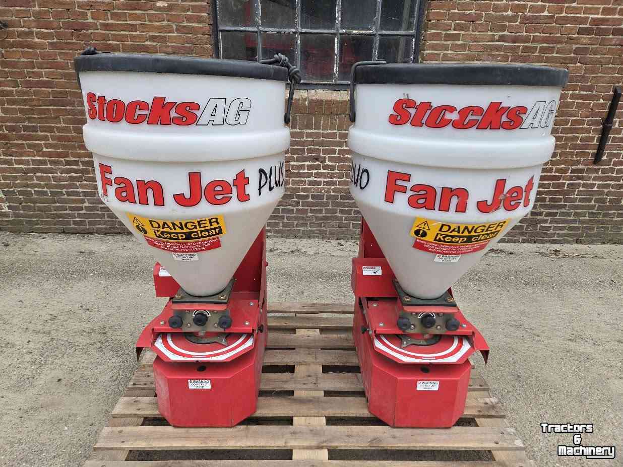Granulate spreader  Set Stocks AG Fan Jet Plus (DUO) Strooiers