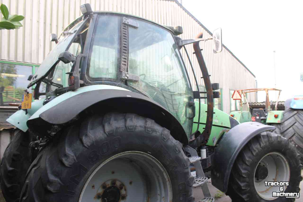Tractor Deutz-Fahr Agrotron 150 MK2 schadetrekker 7-liter Deutz motor tractor defect brandschade