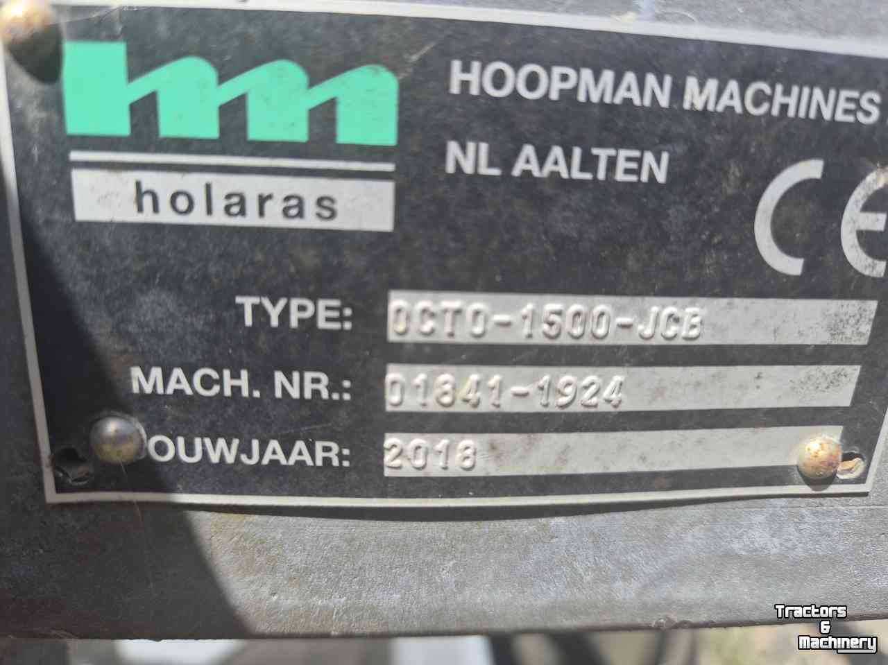 Feed sweeper wheel Holaras Octo-1500-jcb