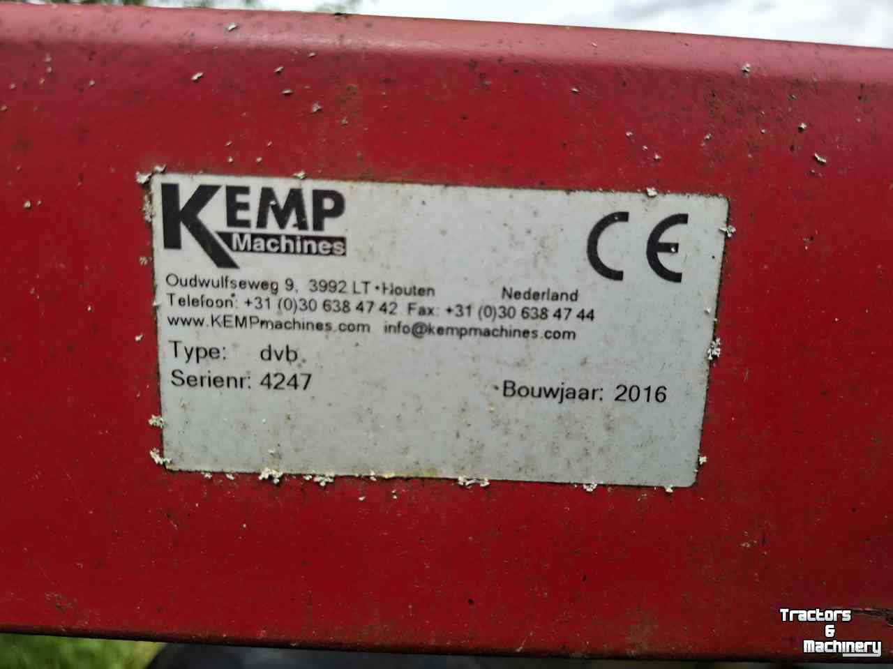 Feed Blade / Slide Kemp Kemp dvb voerveegband/voerschuif/aanveegband/aanbouwdeel