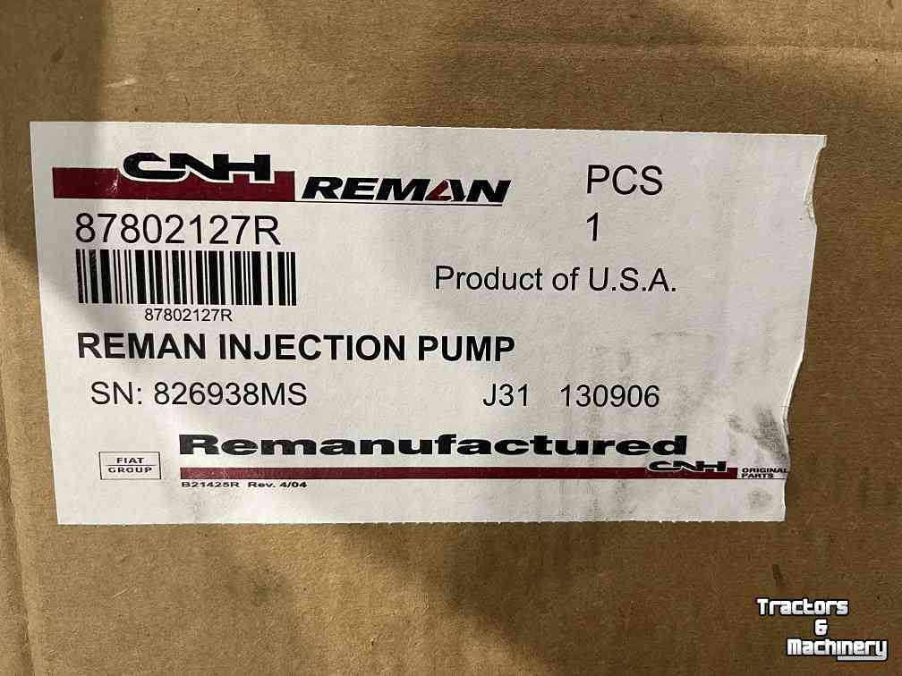 Used parts for tractors New Holland Bosch Brandstofpomp REMAN New Holland 70-serie 87802127R