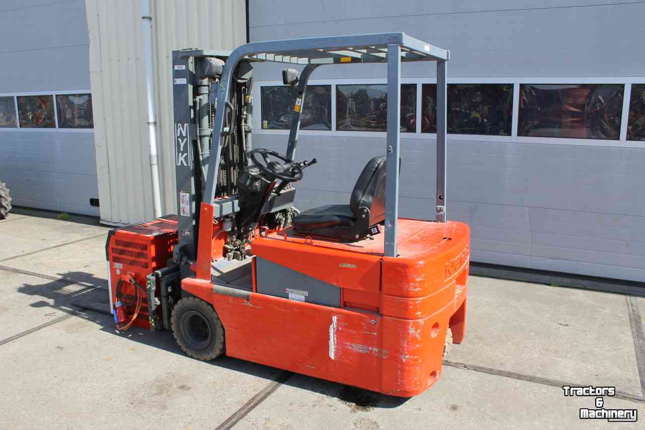 Forklift Nyk FBT18P-50BC-430M elektrische heftruck driewieler Nichiyu forklift gabelstapler