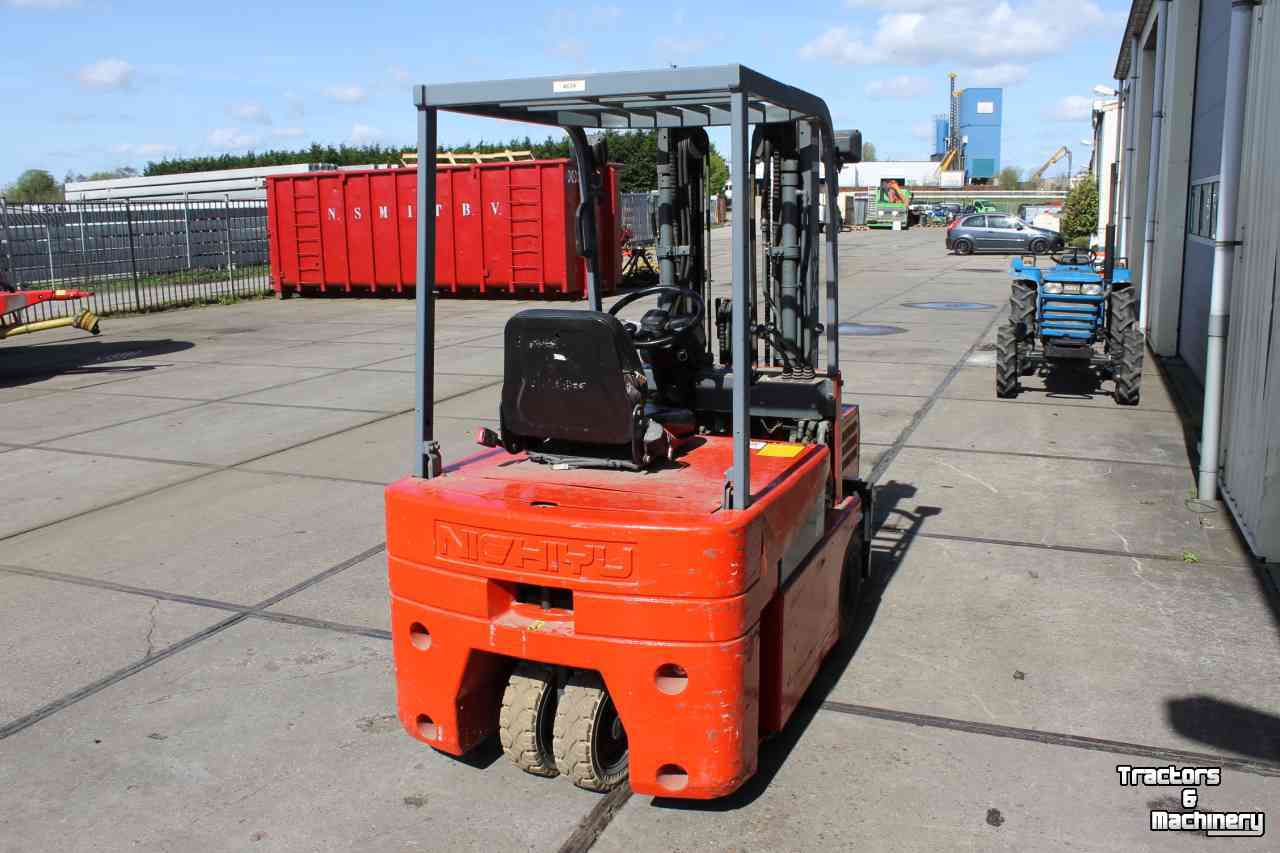 Forklift Nyk FBT18P-50BC-430M elektrische heftruck driewieler Nichiyu forklift gabelstapler