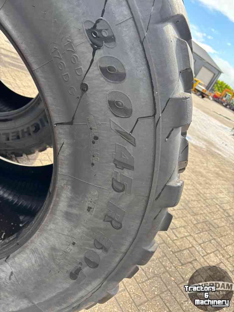 Wheels, Tyres, Rims & Dual spacers Michelin CargoxBIB 800/45R30.5