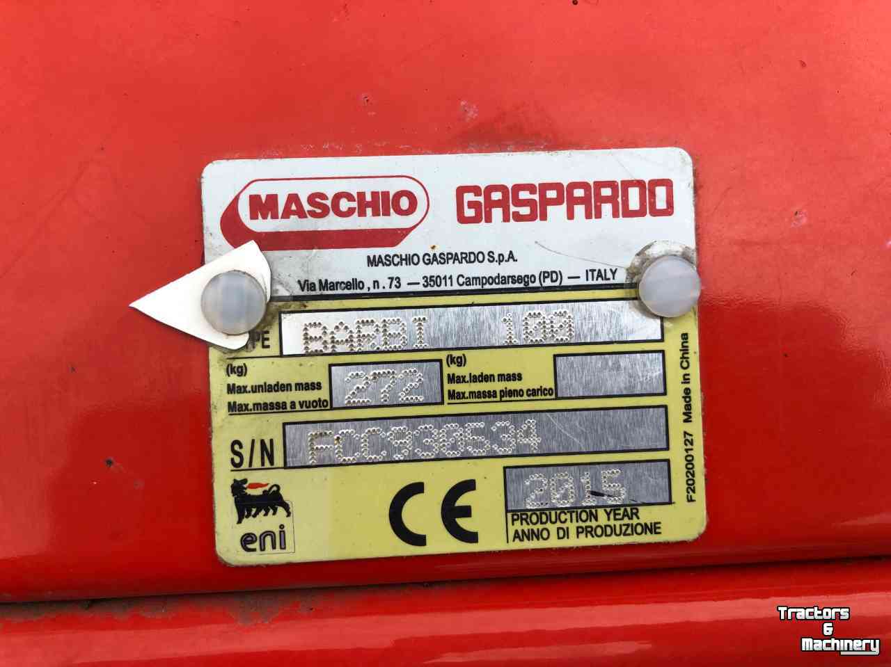 Mower Maschio Barbi 100 klepelmaaier gaspardo