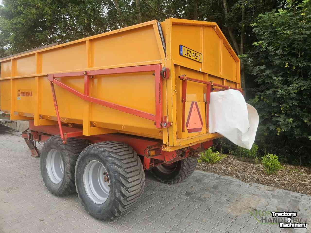 Dumptrailer Miedema HST 100 kieper kipper
