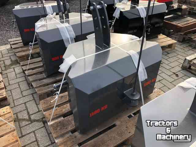 Frontweights  1150 kg gewicht staal frontgewicht frontblok