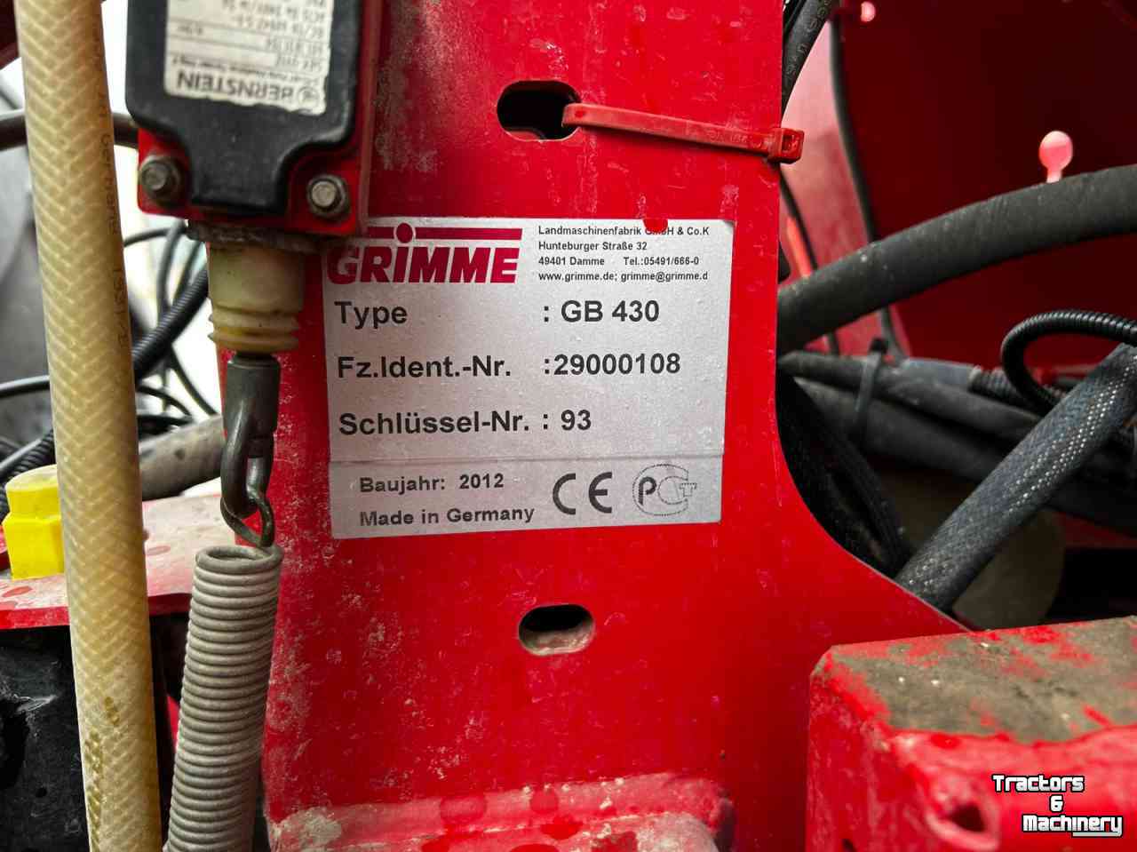 Potato planter Grimme GB 430