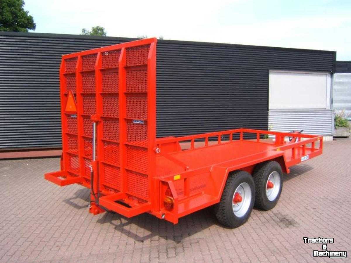 Low loader / Semi trailer Harcon KOW 7000 Kuip oprijwagen