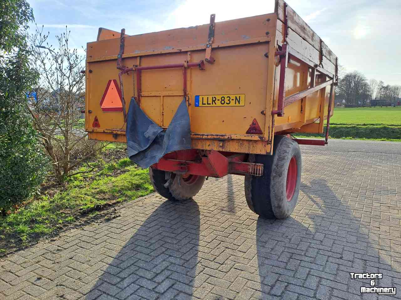 Dumptrailer Miedema 7 ton graankieper