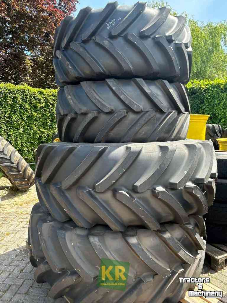 Wheels, Tyres, Rims & Dual spacers Bridgestone 600/65R28 + 710/70R38