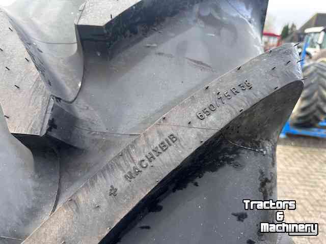 Wheels, Tyres, Rims & Dual spacers Michelin 650/75 R38 MachXbib 1e montage