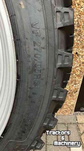 Wheels, Tyres, Rims & Dual spacers Alliance set Alliance 270/95R54 Agriflex+ 363 XT VF op W10x54 verstelbaar met binnen plaat 280/335/10gaats