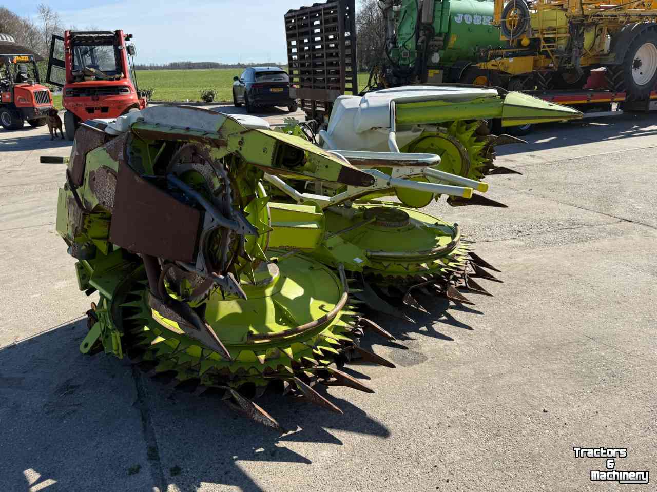 Cornhead Claas Orbis 450 2018 6 rijer maisbek