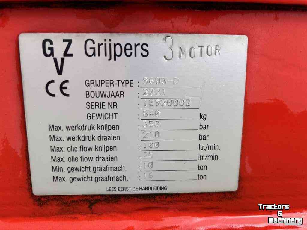 Sorting and demolition grabs Zijtveld S603-D