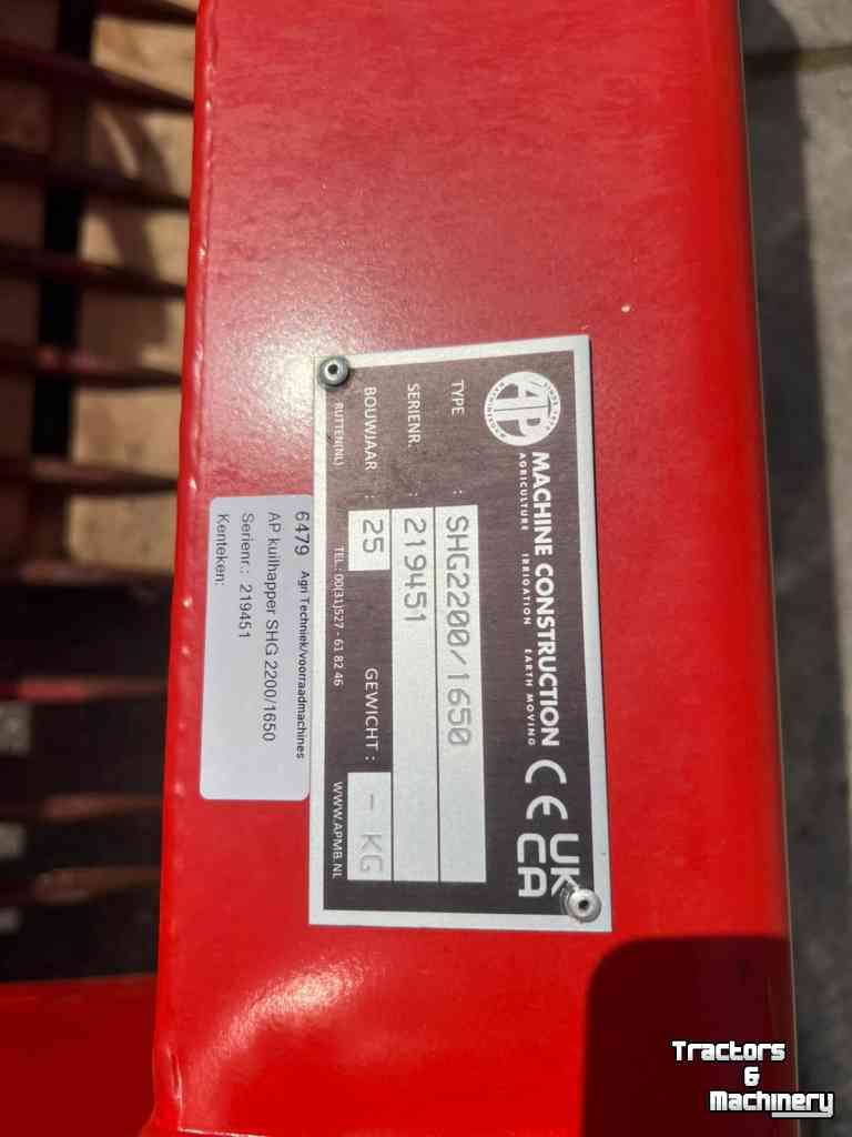 Silage cutting bucket AP SGH 2200/1650