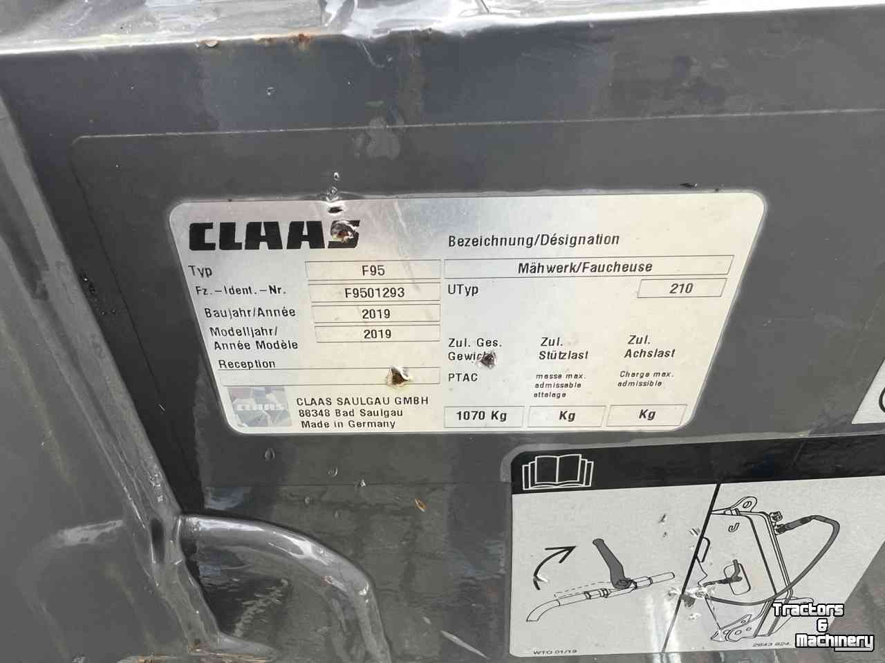 Mower Claas Disco 3200F Move
