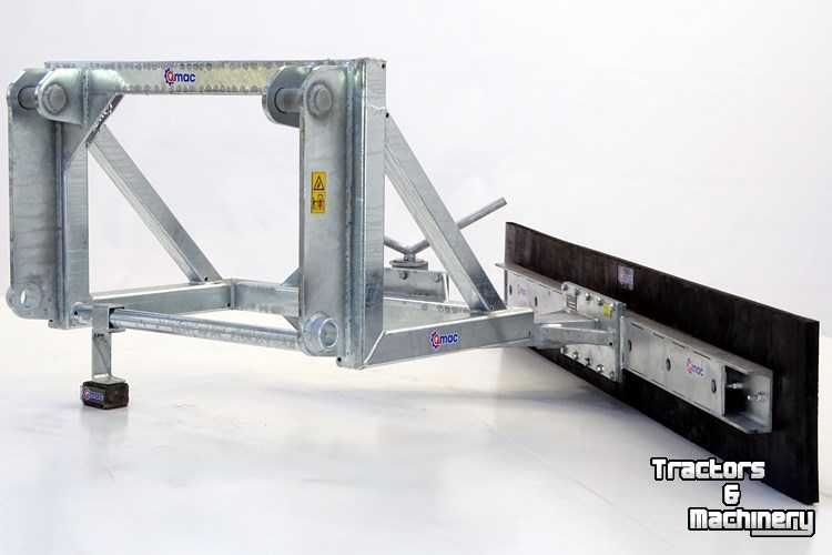 Rubber yard scraper Qmac Gummischieber für Hof mit anbau Schaef 823 834