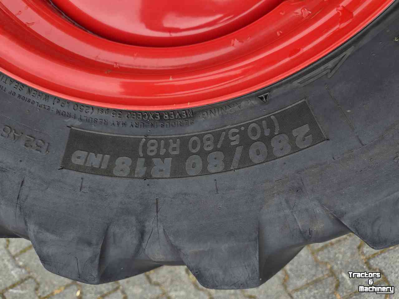 Wheels, Tyres, Rims & Dual spacers Michelin 280/80R18, Fendt 200 smalspoor