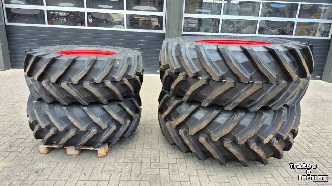 Wheels, Tyres, Rims & Dual spacers Trelleborg 540/65R28 NEW 100% + 650/65R38 NEW 100%