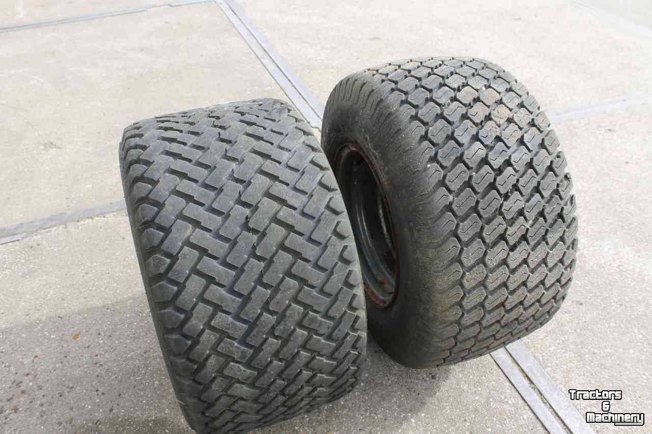 Wheels, Tyres, Rims & Dual spacers BKT 26x12.00-12 LG306 12ply gazonband op 5-gaats wiel velg en losse Trelleborg SoftGrip 539