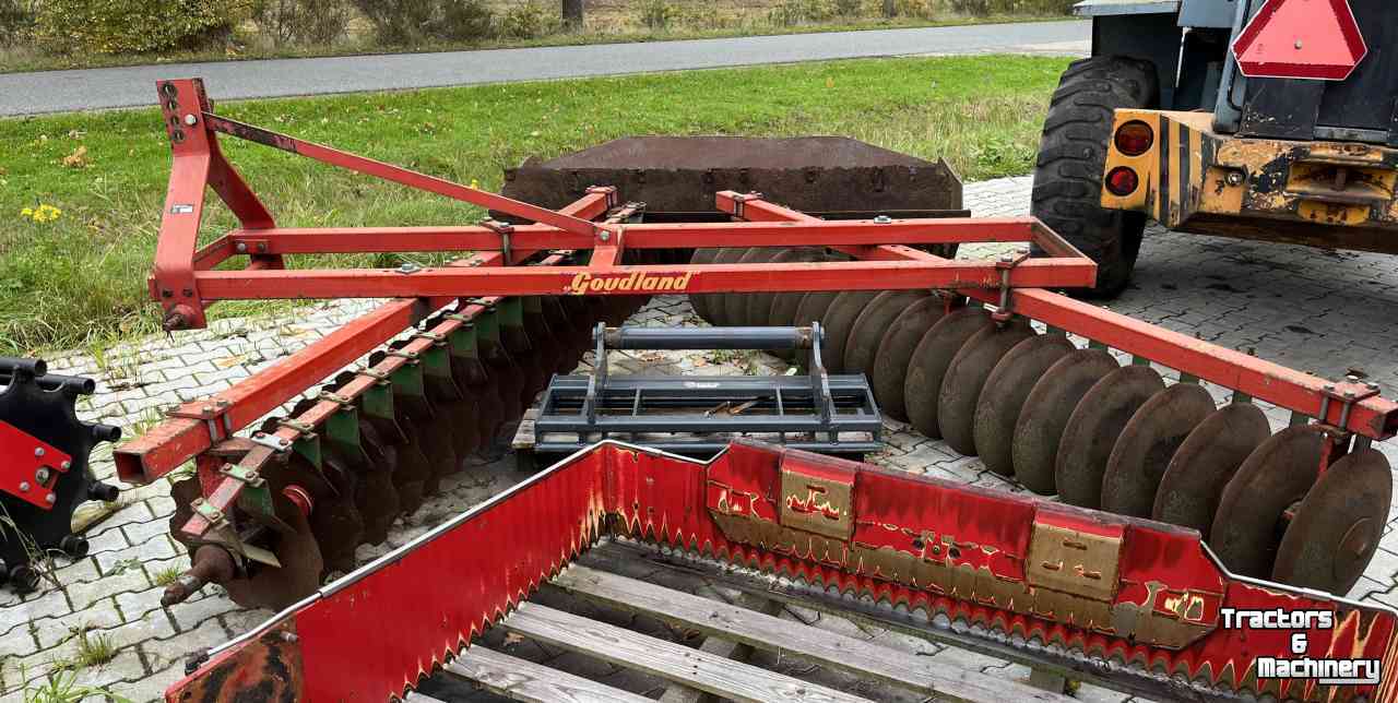 Disc harrow Goudland GSH 36 Schijveneg grondbewerking.