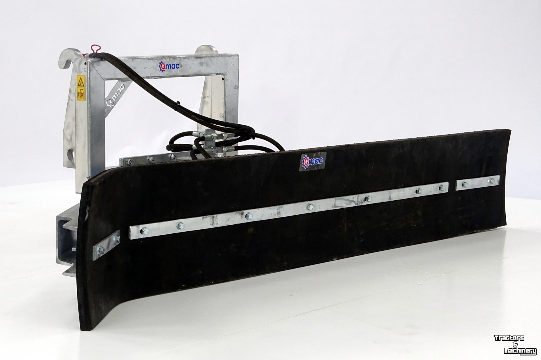 Rubber yard scraper Qmac Modulo Rubberschuif, Modderschuif, Erfschuif, Mestschuif