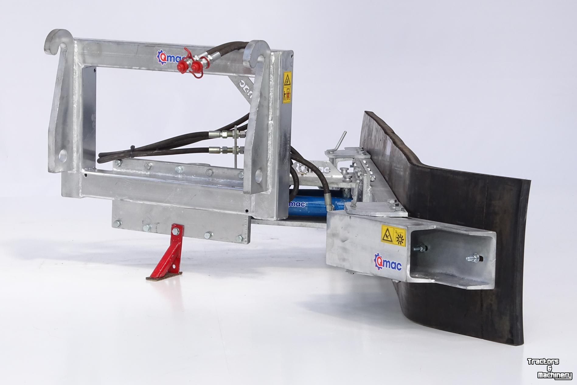 Rubber yard scraper Qmac Modulo Rubberschuif, Modderschuif, Erfschuif, Mestschuif