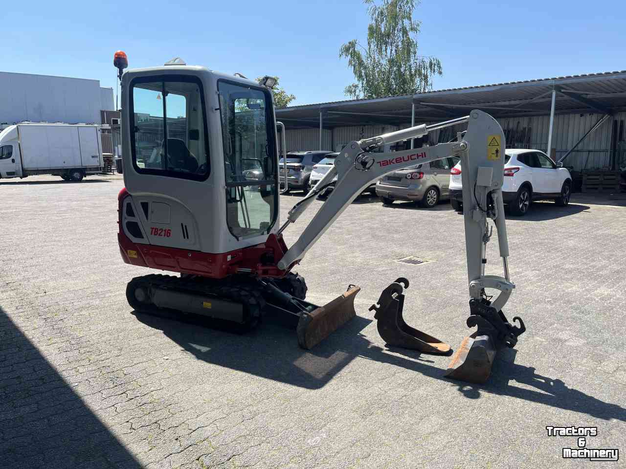 Mini-Excavator Takeuchi TB216 2023, 1000 uur