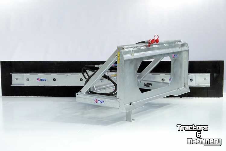 Other horticulture equipment and accessories Qmac Modulo Gummischieber für Wegen 1.80 mtr mit anbau Bobcat