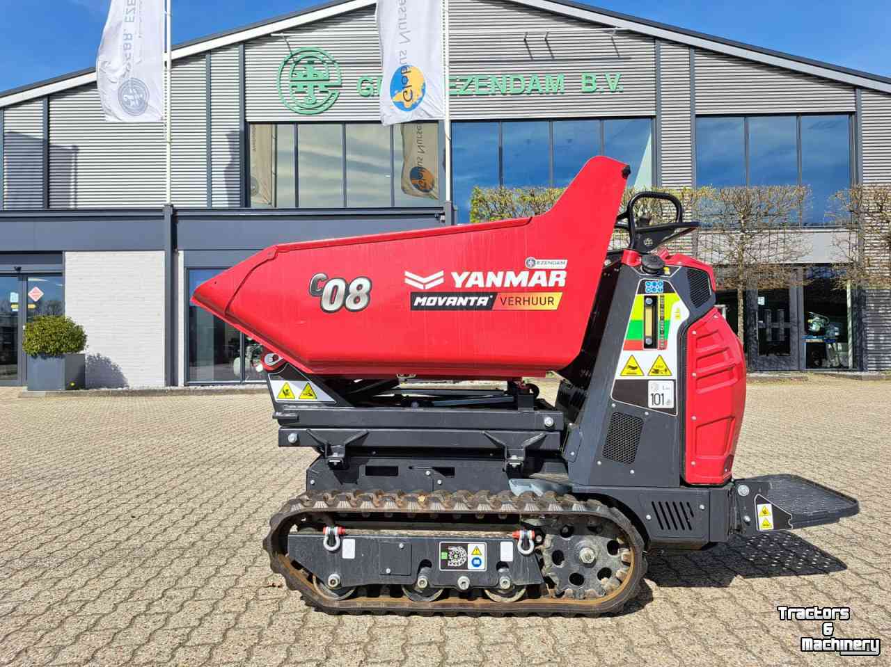 Tracked Earth-dumper Yanmar C08 Hi-Tip