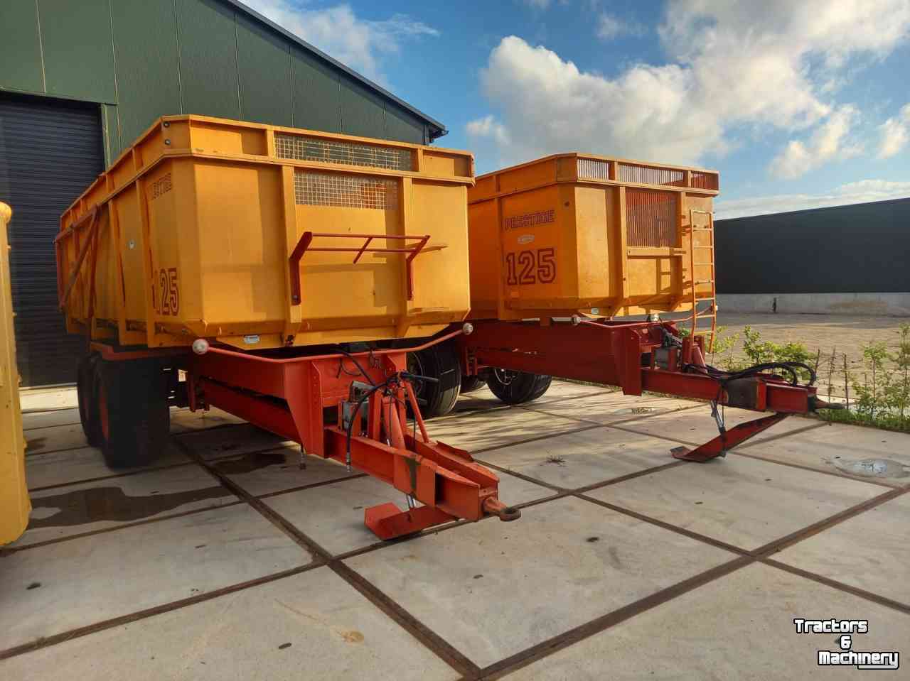 Dumptrailer Miedema Kipper HST125, 2 stuks