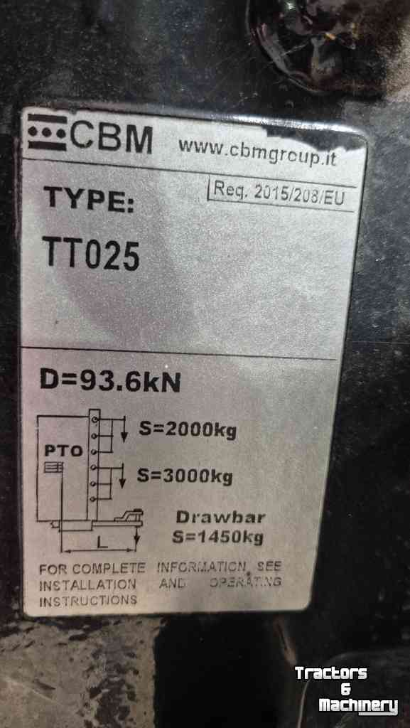 Other tractors and accessories New Holland Case-IH trekhaakrail slede