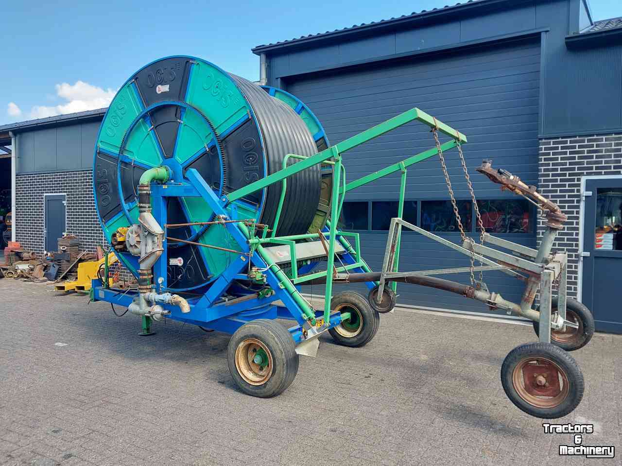 Irrigation hose reel Ocis 100 G 380 beregeningshaspel