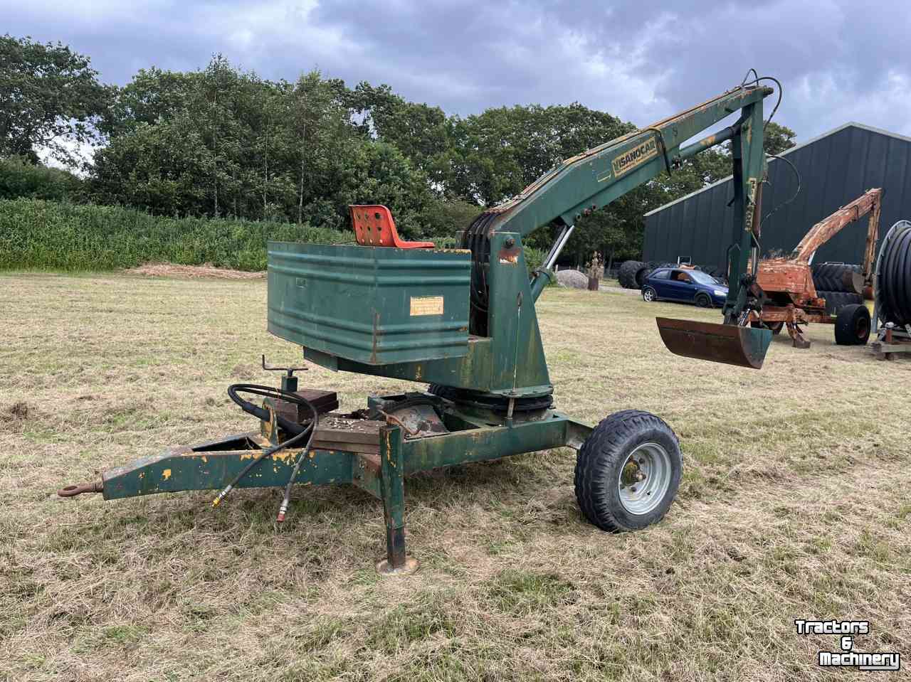 Excavator mobile Visanocar Bandenkraan, getrokken kraan, kraan, graafmachine diversen