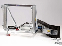 Rubber yard scraper Qmac Module schuifbalk met rubbermat JCB aanbouw