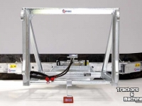 Rubber yard scraper Qmac Module schuifbalk met rubbermat JCB aanbouw