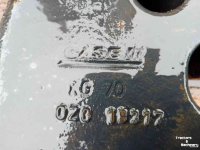 Frontweights Steyr Nieuw Steyr moederblok, ondertrekhaak en gewicht.