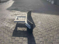 Rubber yard scraper  Rubberschuif met lepelinsteek
