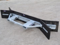 Rubber yard scraper Qmac RSLVB 270 X Dubbeldoel Rubberschuif Erfschuif / Modderschuif / Mestschuif / Sneeuwschuif