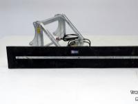 Rubber yard scraper Qmac Modulo rubberschuif straatschuif slijkschuif aanbouw Schaeff