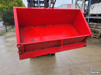 Tractor tipping boxes  Transportbak gegalvaniseerd 1 & 1,25 mtr