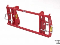 Diverse new spare-parts Qmac Verloopadapter van Weidemann naar Euro aanbouw aansluiting