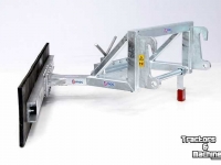 Other livestock equipment and accessories Qmac Rubber barn scraper 2.70 mtr hook up Kramer