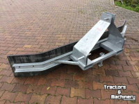 Rubber yard scraper GRS Rubber schaven 2.65m lepelinsteek 3 punt