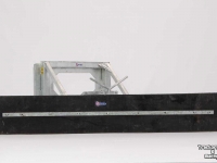 Rubber yard scraper Qmac Gummischieber 2700mm 270cm anbau Bobcat