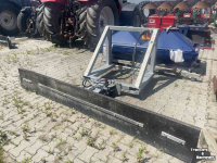 Rubber yard scraper Qmac 300 hydr schuinstelling +hoek  JCB en paletvork