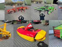 Tedder  Aanbieding: 7 machines 1 prijs. Hark, schudder, maaier, zaaimachines, ploeg, voerwagen