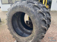 Wheels, Tyres, Rims & Dual spacers Trelleborg set Maximo banden 460/85R38, 18.4-38